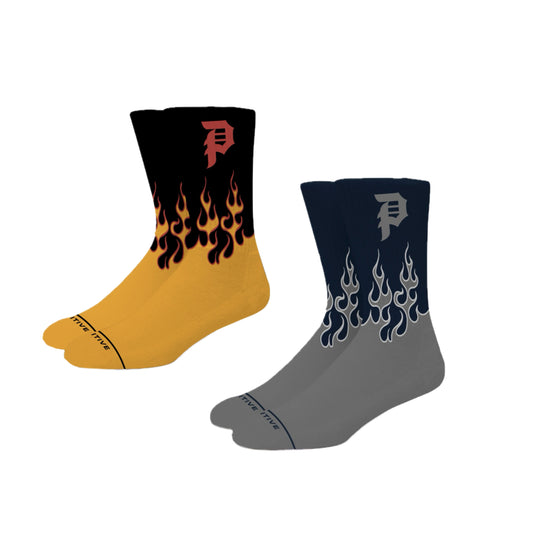 Primitive Flame Socks